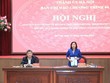 Phó Bí thư Thường trực Thành ủy Hà Nội Nguyễn Thị Tuyến đề nghị các địa phương, đơn vị tập trung giải ngân vốn Kl99ok phiên bản mới xây dựng nông thôn mới đúng tiến độ. (Ảnh: Quang Thái/ Hanoimoi)
