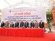 Lễ khởi công Dự án xây dựng Nhà, mẫu giáo thuộc Khu nhà ở công nhân tại xã Kim Chung, huyện Đông Anh hồi tháng 3/2022.