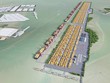 Phối cảnh dự kiến cảng trung chuyển quốc tế Cần Giờ.