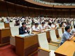 Một phiên họp toàn thể của Quốc hội khoá XV.