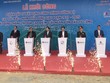 Thủ tướng Phạm Minh Chính và các đại biểu thực hiện nghi thức khởi công Dự án.