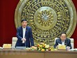 Tổng Thư ký Quốc hội, Chủ nhiệm Văn phòng Quốc hội Bùi Văn Cường phát biểu. (Ảnh: Minh Đức/TTXVN)