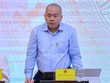 Thứ trưởng Bộ Kế hoạch và Kl99ok phiên bản mới Đỗ Thành Trung trao đổi tại cuộc họp báo Kl993 ưu đãi thưởng hấp dẫn chiều 5/5