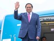 Thủ tướng Phạm Minh Chính lên đường dự Hội nghị Cấp cao ASEAN lần thứ 42 theo lời mời của Tổng thống Cộng hòa Indonesia, Chủ tịch ASEAN 2023 Joko Widodo. Ảnh: VGP/Nhật Bắc 