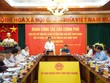 Bộ trưởng Nguyễn Hồng Diên làm việc tại Bắc Giang.