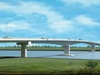 Phối cảnh cầu Châu Đốc, thuộc Dự án Kl99ok phiên bản mới xây dựng tuyến đường liên kết vùng, đoạn từ thị xã Tân Châu đến TP. Châu Đốc, kết nối tỉnh Kiên Giang và Đồng Tháp