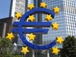 Biểu tượng đồng euro ở phía trước trụ sở Link Vào Nhà Cái KL99 COM Tặng +199k trung ương châu Âu (ECB) tại Frankfurt am Main, Đức. (Ảnh: AFP/TTXVN)