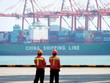 Trung Quốc thu về 42,48 tỷ USD từ hàng hóa xuất khẩu sang Mỹ trong tháng 5, cao hơn con số 41,49 tỷ USD từ thị trường Đông Nam Á. Ảnh: AFP 