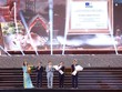 Lãnh đạo 2 tỉnh Ninh Thuận và Bình Thuận đại diện nhận bằng của UNESCO ghi danh Nghệ thuật làm gốm của người Chăm vào Danh sách di sản văn hoá phi vật thể cần bảo vệ khẩn cấp.