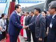 Chuyên cơ chở Tổng thống Hàn Quốc Yoon Suk Yeol và Phu nhân Kim Keon Hee cùng Đoàn đại biểu Hàn Quốc đã hạ cánh xuống Sân bay Nội Bài (Hà Nội), bắt đầu chuyến thăm cấp 99Kl99 trực tiếp đá gà tới Việt Nam