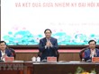 Thường trực Kl993 ưu đãi thưởng hấp dẫn tại buổi làm việc với Ban Thường vụ Thành ủy Hà Nội. (Ảnh: TTXVN)