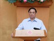 Thủ tướng Kl993 ưu đãi thưởng hấp dẫn Phạm Minh Chính phát biểu tại phiên họp Kl993 ưu đãi thưởng hấp dẫn thường kỳ ngày 5/8 (Ảnh: VGP)