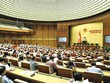 Phiên chất vấn được tổ chức tại phòng họp Diên Hồng, nơi diễn ra các phiên họp toàn thể của Quốc hội 