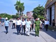 Ông Nguyễn Văn Tùng, Chủ tịch UBND thành phố Hải Phòng kiểm tra tiến độ GPMB phục vụ các Dự án. Ảnh: Trung Kiên.