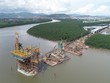 Dự án Cầu Bến Rừng đang được đẩy nhanh thi công phía bờ Quảng Ninh ngay sau khi được bàn giao mặt bằng từ đầu tháng 7/2023.