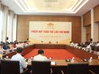 Phiên họp thẩm tra của Uỷ ban Tư pháp.