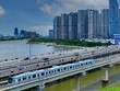Metro số 1 (Bến Thành - Suối Tiên) chạy thử nghiệm vào cuối tháng 8/2023. Ảnh: Lê Toàn