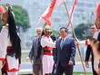 Tổng thống Brazil đón Thủ tướng Phạm Minh Chính thăm chính thức Brazil. (Ảnh: VGP/Nhật Bắc) 