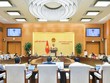 Phiên họp sáng 13/10 của Ủy ban Thường vụ Quốc hội.
