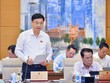 Chủ nhiệm Ủy ban Kl992 cổng game cá cược Vũ Hồng Thanh trình bày báo cáo thẩm tra. 