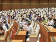 Đại biểu Quốc hội góp ý Luật Nhà ở chiều ngày 26/10. Ảnh: Cổng thông tin Điện tử Quốc hội