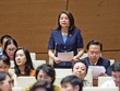 Đại biểu Trần Hồng Nguyên, Phó chủ nhiệm Ủy ban Kl992 Tham Gia Ngay của Quốc hội phát biểu tại hội trường 