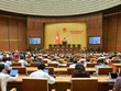 Một phiên họp toàn thể tại đợt 1, Kỳ họp thứ sáu của Quốc hội.