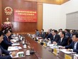 Quang cảnh buổi làm việc. Ảnh: Phạm Đăng.