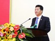 Phó chủ tịch Thường trực UBND tỉnh Nam Định Trần Anh Dũng báo cáo kết quả Kl992 cổng game cá cược - Trang Chủ KL99Com Số 1 Link Đăng Ký KL999 của tỉnh năm 2023. Ảnh: Khánh Duy
