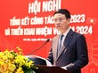 Bộ trưởng Bộ Thông tin và Truyền thông Nguyễn Mạnh Hùng phát biểu tại Hội nghị.