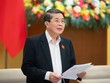Phó chủ tịch Quốc hội Nguyễn Đức Hải điều hành phiên thảo luận.