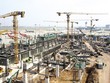 Trên công trường Nhà ga T3 - sân bay Tân Sơn Nhất dịp Tết Nguyên đán sẽ có khoảng 1.400 nhân công thi công tại công trường. Ảnh: Lê Quân