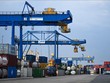 Cảng hàng hóa ở Duisburg, Đức. Ảnh: AFP/TTXVN