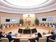 Thủ tướng Phạm Minh Chính phát biểu kết luận phiên họp Kl993 ưu đãi thưởng hấp dẫn thường kỳ tháng 2/2024. (Ảnh: VGP/Nhật Bắc)