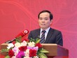 Phó thủ tướng Trần Lưu Quang trình bày báo cáo (Ảnh: Duy Linh).