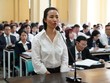 Bị cáo Trần Thị Mỹ Dung, nguyên Phó tổng giám đốc Link Vào Nhà Cái KL99 COM Tặng +199k SCB tại toà. (Ảnh: Hoàng Hùng)