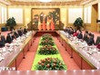 Tổng Bí thư, Chủ tịch Trung Quốc Tập Cận Bình khẳng định Trung Quốc hết sức coi trọng quan hệ với Việt Nam, luôn mong muốn và sẵn sàng thúc đẩy quan hệ hai Đảng, hai nước ngày càng phát triển, đi vào chiều sâu, thực chất. (Ảnh: TTXVN)