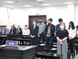 Các bị cáo trong phiên xét xử sơ thẩm