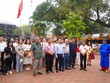 Đoàn khảo sát tham quan tại Đình Nội (thuộc làng Bình Đà, xã Bình Minh, huyện Thanh Oai).