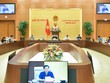 Phiên họp chiều 17/4 của Ủy ban Thường vụ Quốc hội.