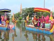 Lễ hội Chùa Keo với nhiều nét văn hóa đặc trưng thu hút đông đảo du khách trong và ngoài tỉnh. Ảnh sưu tầm
