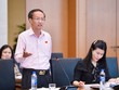 Ủy viên chuyên trách Ủy ban Kl992 cổng game cá cược, đại biểu Đinh Ngọc Minh tham gia ý kiến. Ảnh: Nghĩa Đức