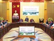 Ủy viên Trung ương Đảng, Bí thư Tỉnh ủy Ninh Bình, ông Đoàn Minh Huấn phát biểu kết luận tại Hội nghị "Bàn về đô thị di sản thiên niên kỷ và hàm ý chính sách cho tỉnh Ninh Bình"
