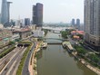 Các hạng mục của cống kiểm soát triều Bến Nghé, Quận 1 hiện đã hoàn thành 97%. Ảnh: TN