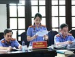 Đại diện Viện Kiểm sát Nhân dân tỉnh Lào Cai thực hành quyền công tố và kiểm sát xét xử tại phiên tòa.
