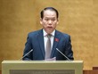 Chủ nhiệm Ủy ban Kl992 Tham Gia Ngay Hoàng Thanh Tùng trình bày báo cáo. 