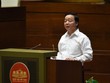 Phó thủ tướng Trần Hồng Hà phát biểu giải trình, làm rõ một số vấn đề đại biểu Quốc hội nêu tại phiên thảo luận ngày 29/5.