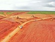 Thi công san nền tại Dự án cảng hàng không quốc tế Long Thành. (Ảnh: Lê Toàn)