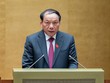  Bộ trưởng Bộ Văn hóa, Thể thao và Du lịch Nguyễn Văn Hùng trình bày tờ trình (Ảnh Media.quochoi) 