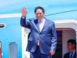 Thủ tướng Phạm Minh Chính tới Đại Liên, bắt đầu tham dự Hội nghị WEF và làm việc tại Trung Quốc. (Ảnh: Nhật Bắc)